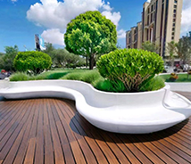 玻璃鋼樹池坐凳